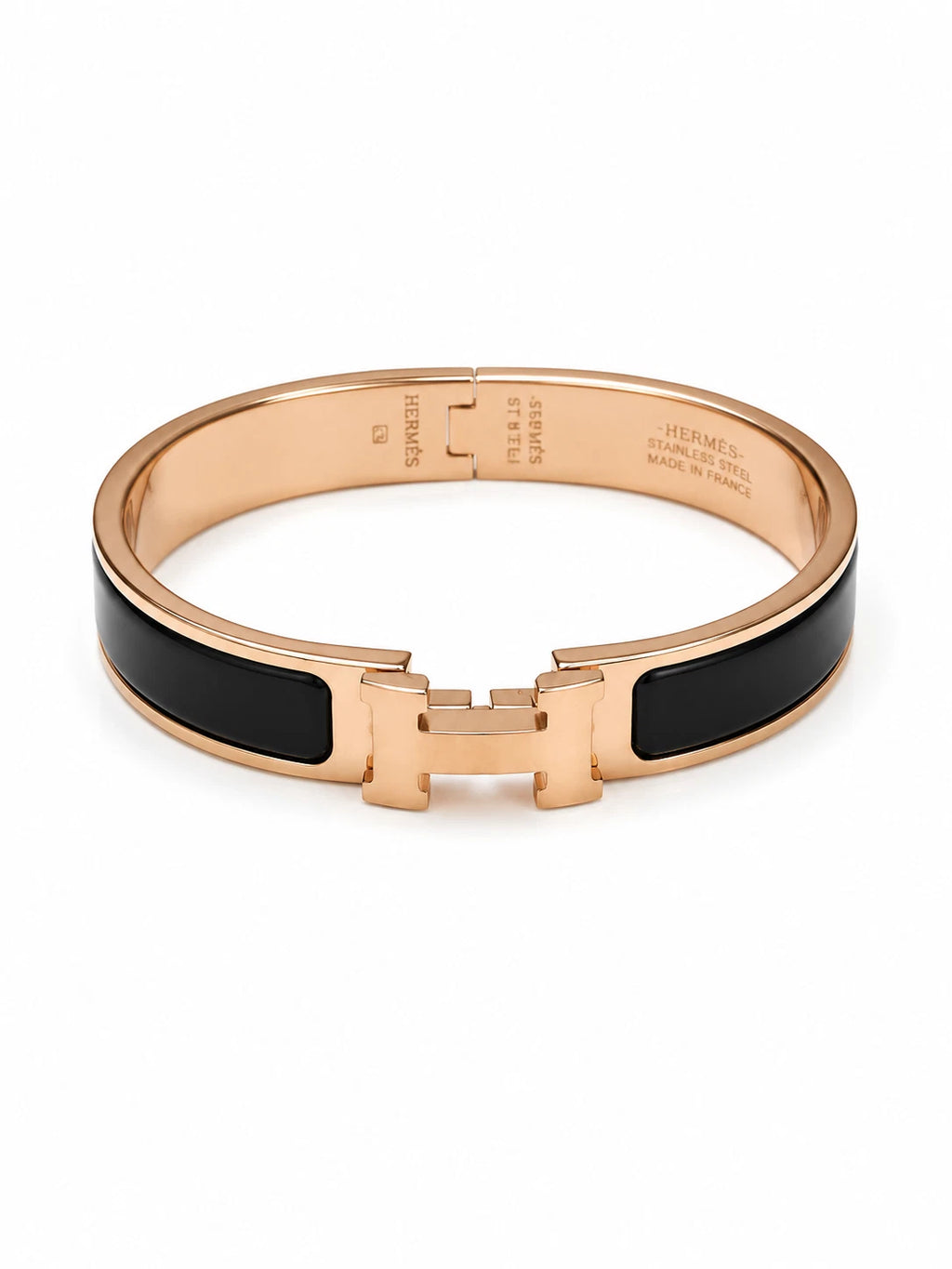 Hermes Clic Clac H Bangle - Black