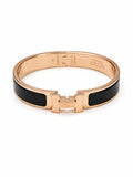 Hermes Clic Clac H Bangle - Black